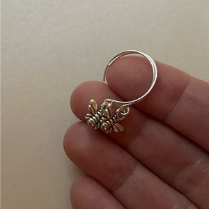 Bumble bee charm earrings